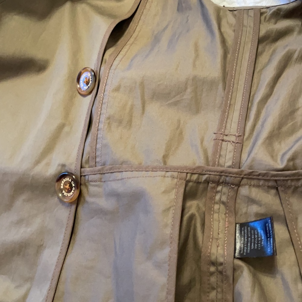 Carolina Herrera Tan Sleeveless Trench Dress - Picture 10 of 16